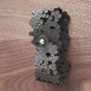 Leather Cut-out Bracelet/Cuff